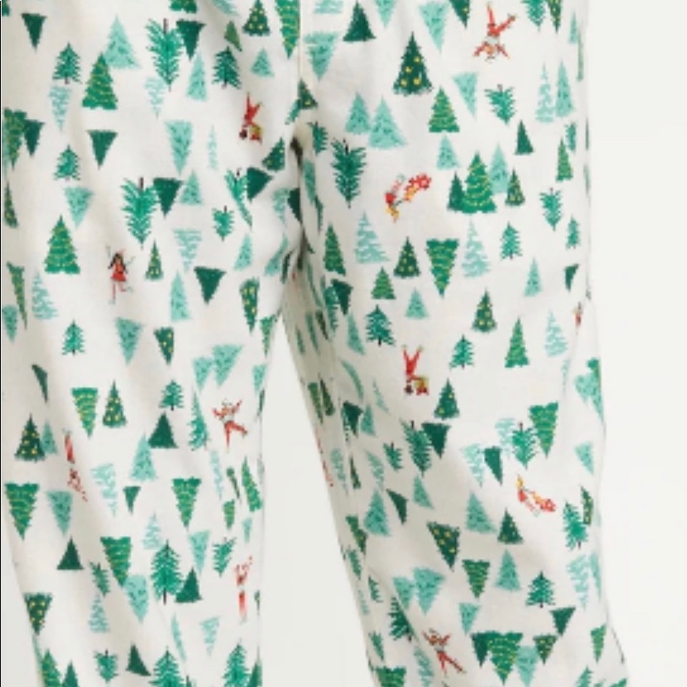 Mommy & Me Matching Christmas Tree Elf Toddler Footy PJ & XS PJ Pant Bundle Set